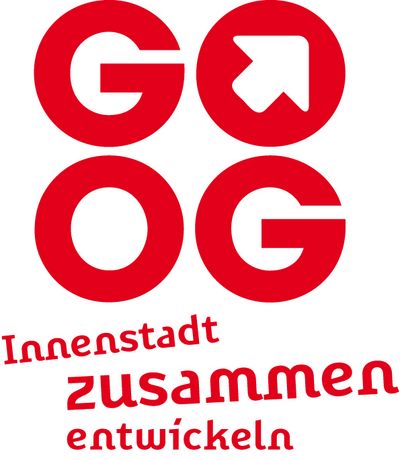 Das Logo des Innenstadtprogramms GO OG der Stadt Offenburg. Gestaltung: Entweder Ott