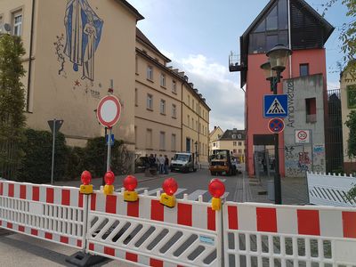 Baustart in der Lange Straße. Quelle: Stadt Offenburg