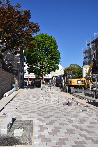 Abgeschlossene Pflasterarbeiten in Bauabschnitt 1 (Quelle: Stadt Offenburg)